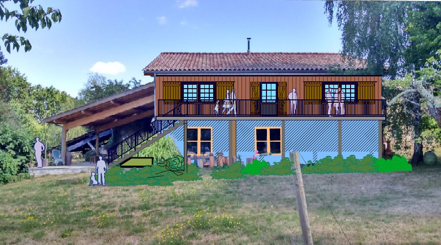 Conception d'une extension de ferme