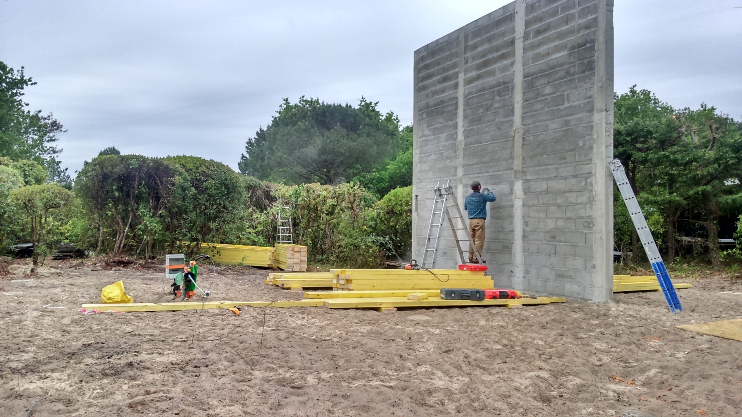 Contruction villa contemporaine - Gustave Mambo Architecte