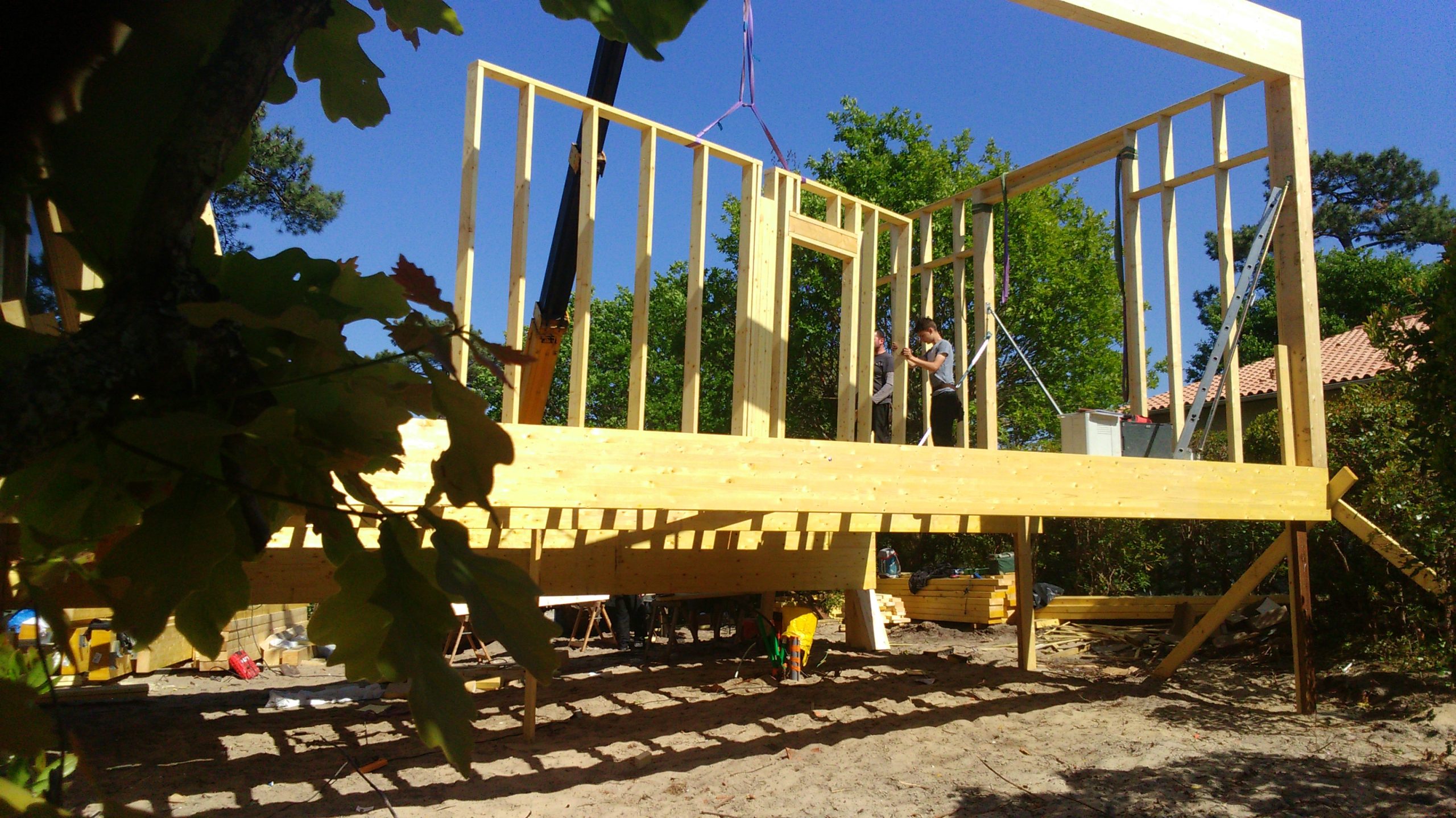 Contruction villa contemporaine - Gustave Mambo Architecte