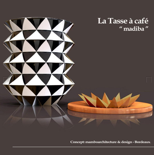 madiba tasse à café designée par G. Mambo