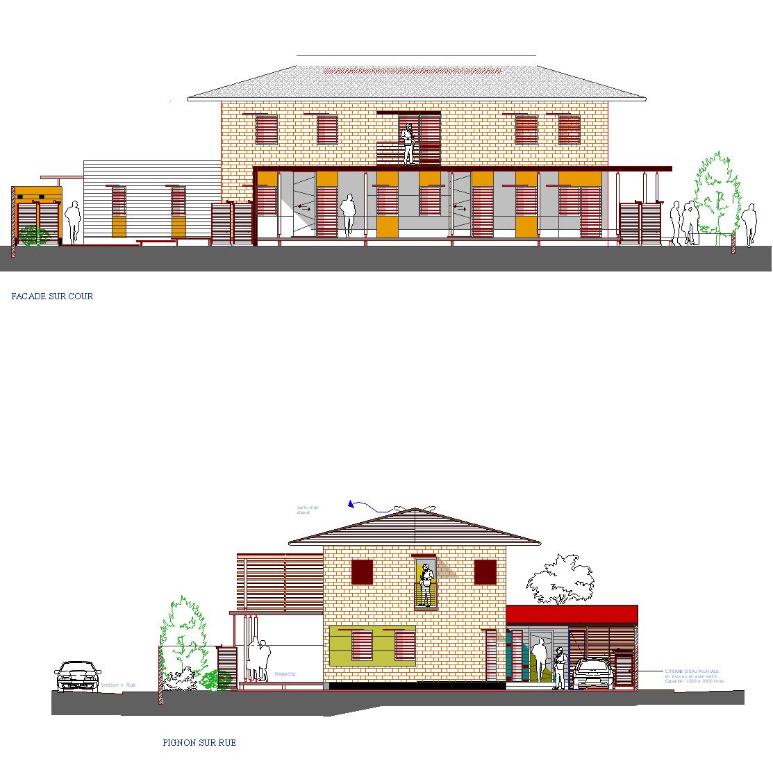 Pignon sur rue - villa contemporaine en Afrique conceptualisée par Gustave mambo, architecte